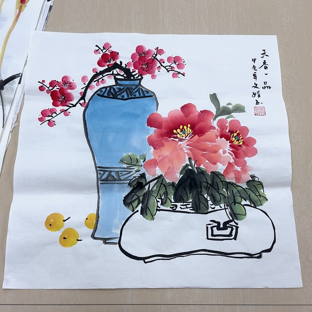 国画国画作品展。国画作品^_^