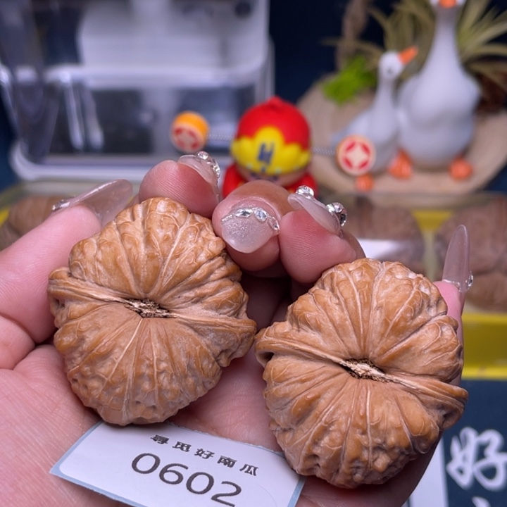 把件文玩核桃南瓜墩42-0602