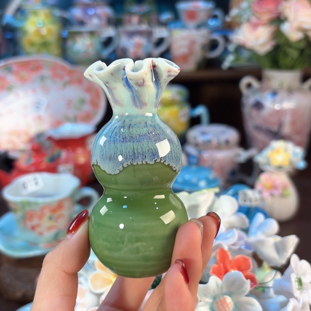 景德镇手绘高温釉下彩陶瓷茶具