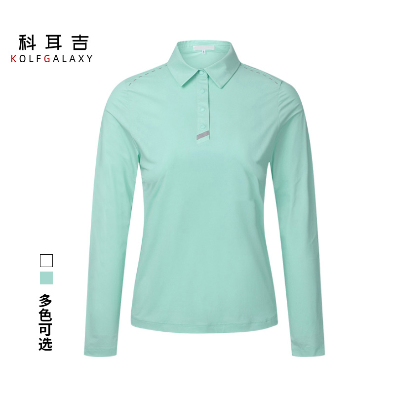 新款高尔夫服装t恤春夏衣服上衣运动长袖宽松速干休闲冰丝打底