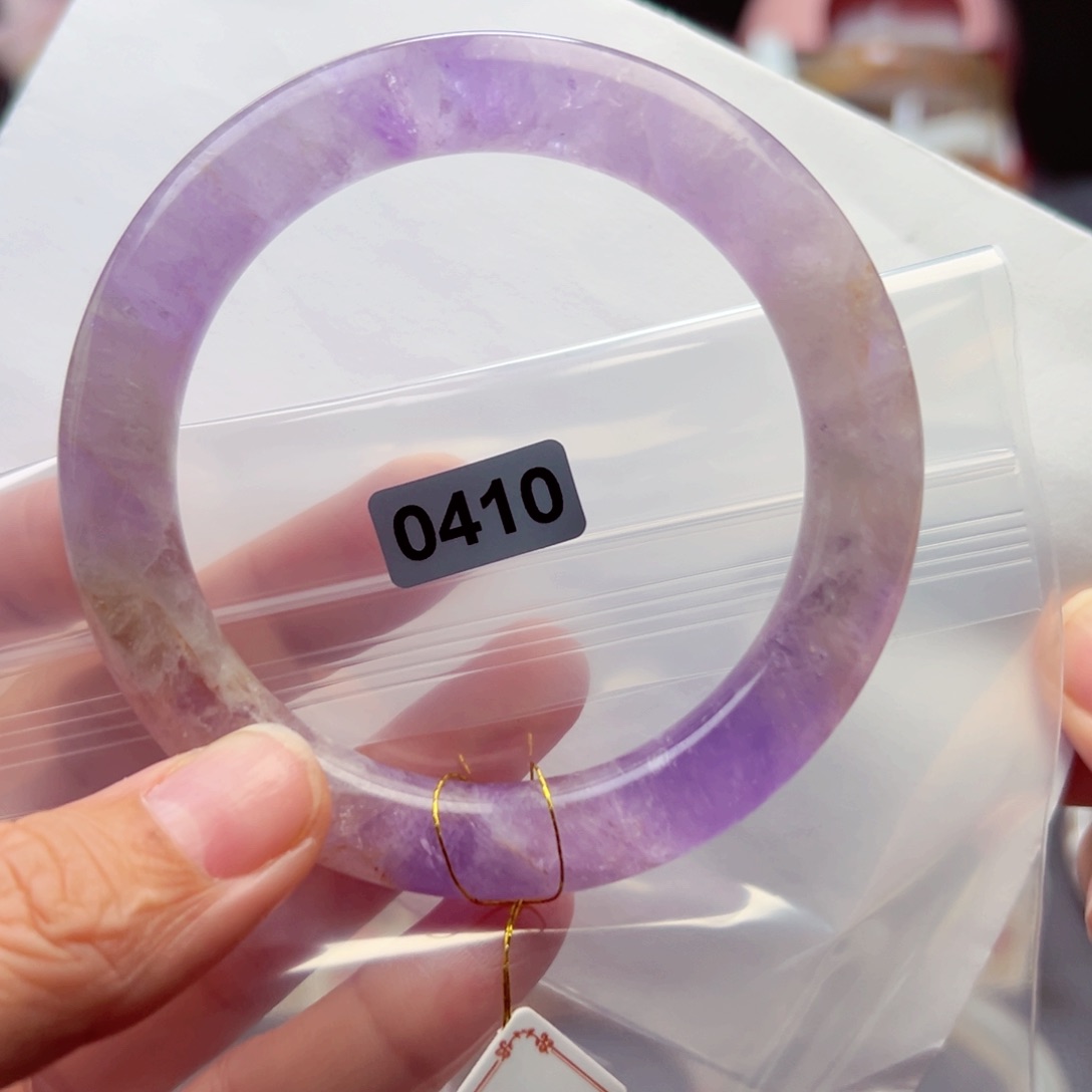 水晶手镯未镶嵌手镯59圈