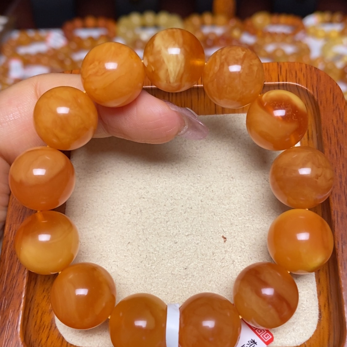 【闪购商品】未镶嵌蜜蜡手串手串