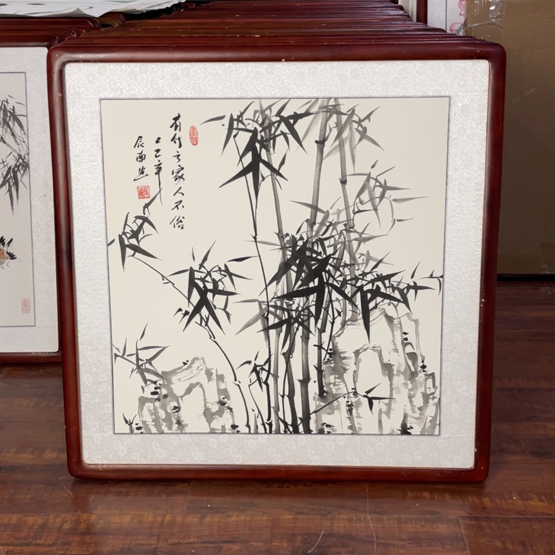 国画带框尺寸63*63厘米