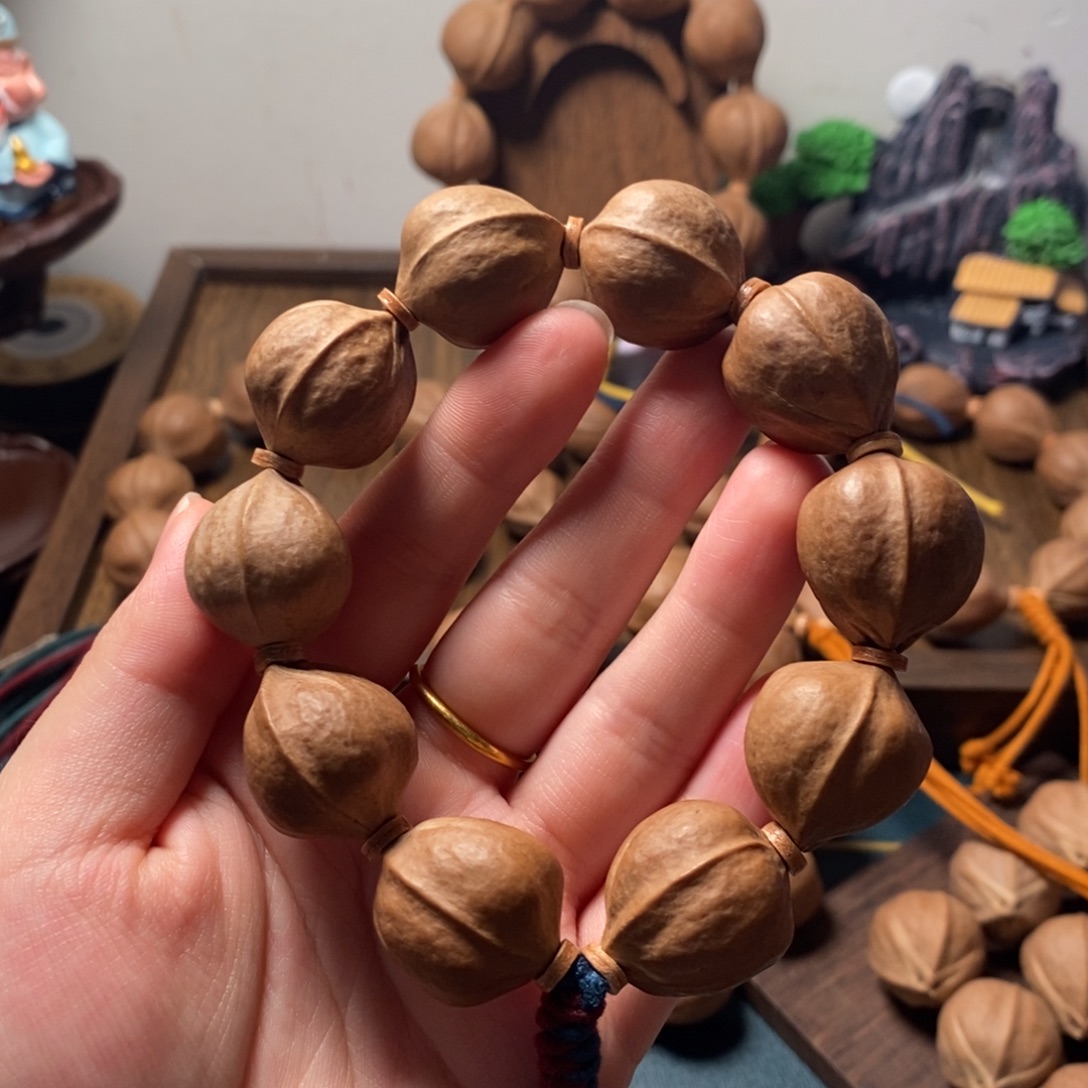 手串/手链橄榄核2023梅林铁三花橄榄核
