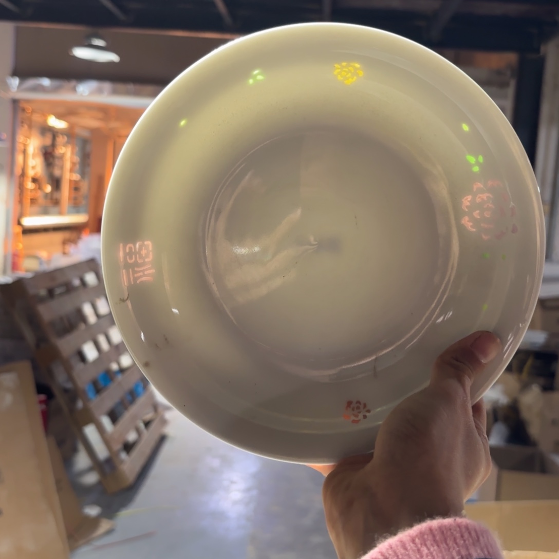 玉瓷景德镇陶瓷两只微瑕