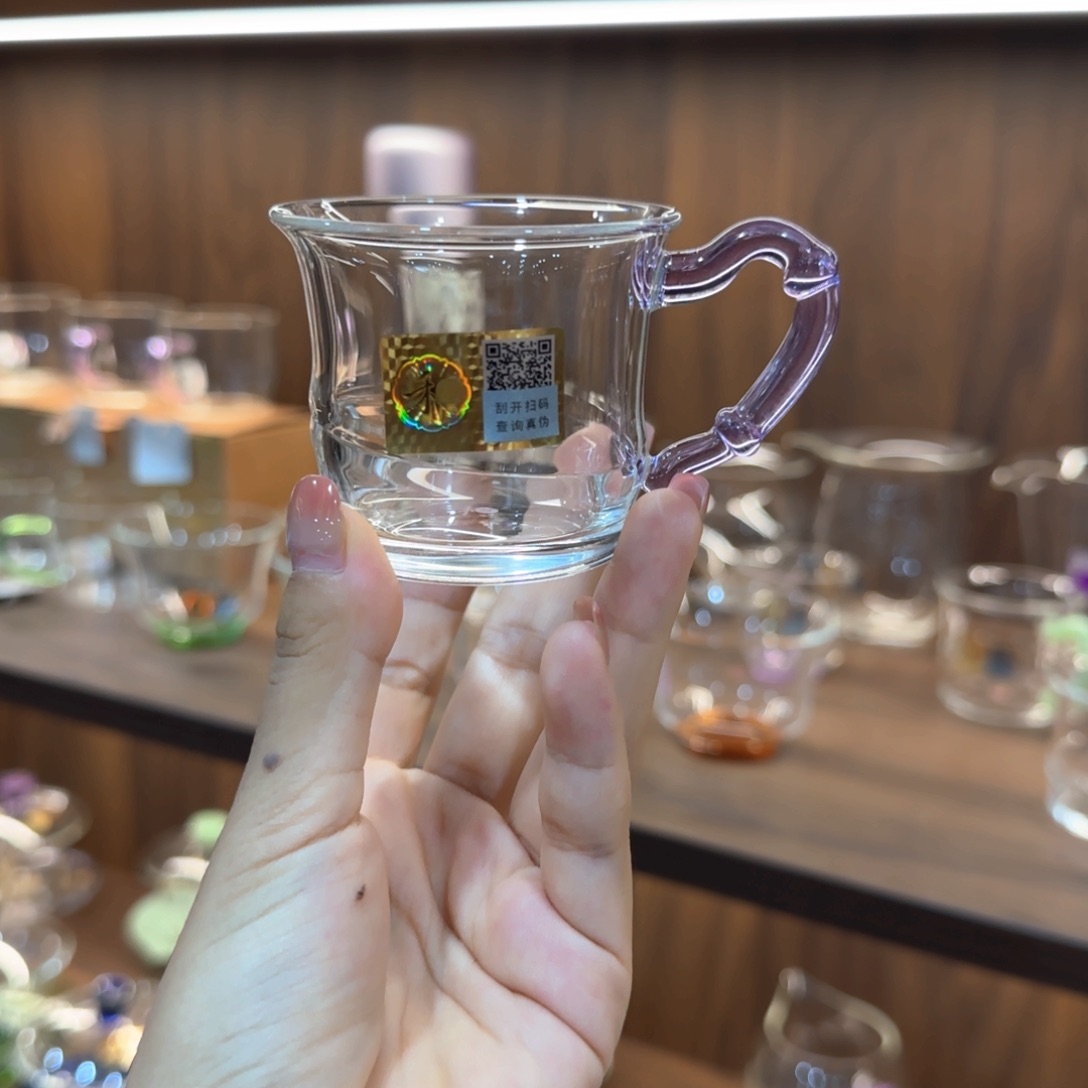 禾器君涟浅紫色主人杯