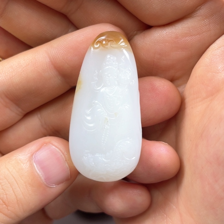 和田玉颈饰未镶嵌浩