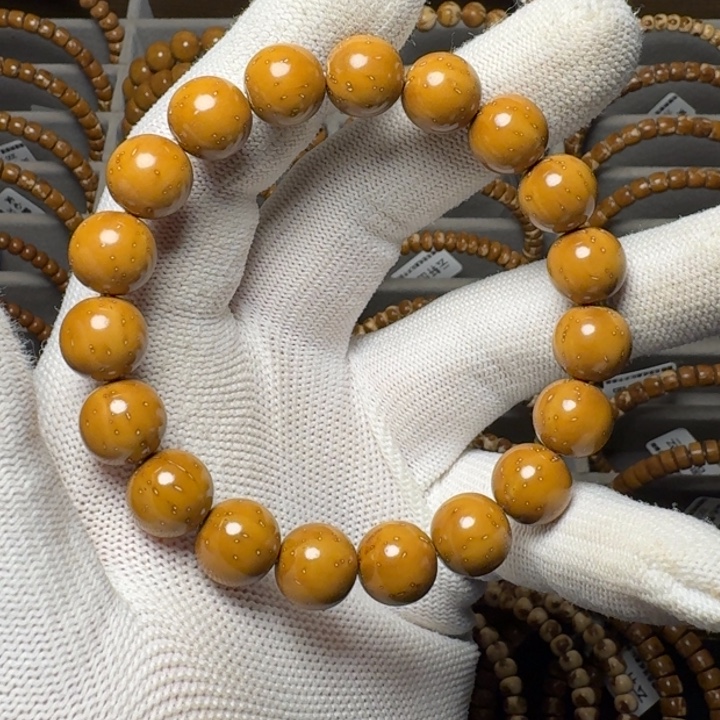 紫金鼠手串实心鼠黄金甲圆珠11.5尺毕业货暴力归圆