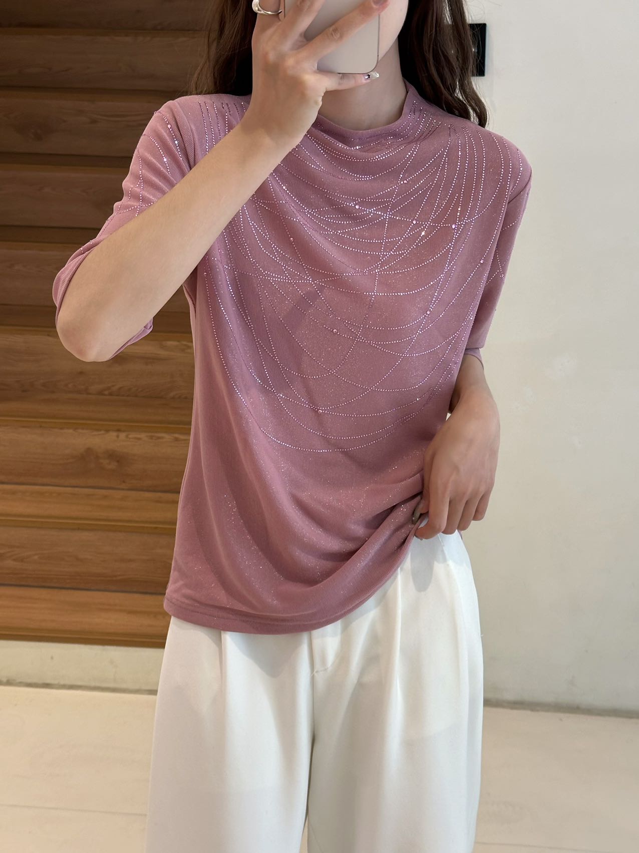 【工厂精品】女士打底衫25-121