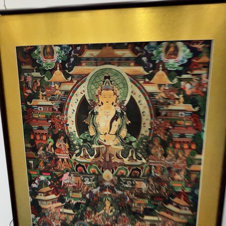 卷轴画唐卡作品框