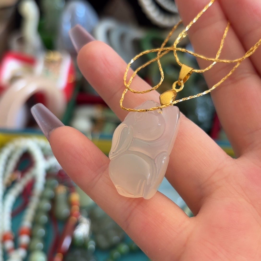 玛瑙/玉髓合金颈饰2654