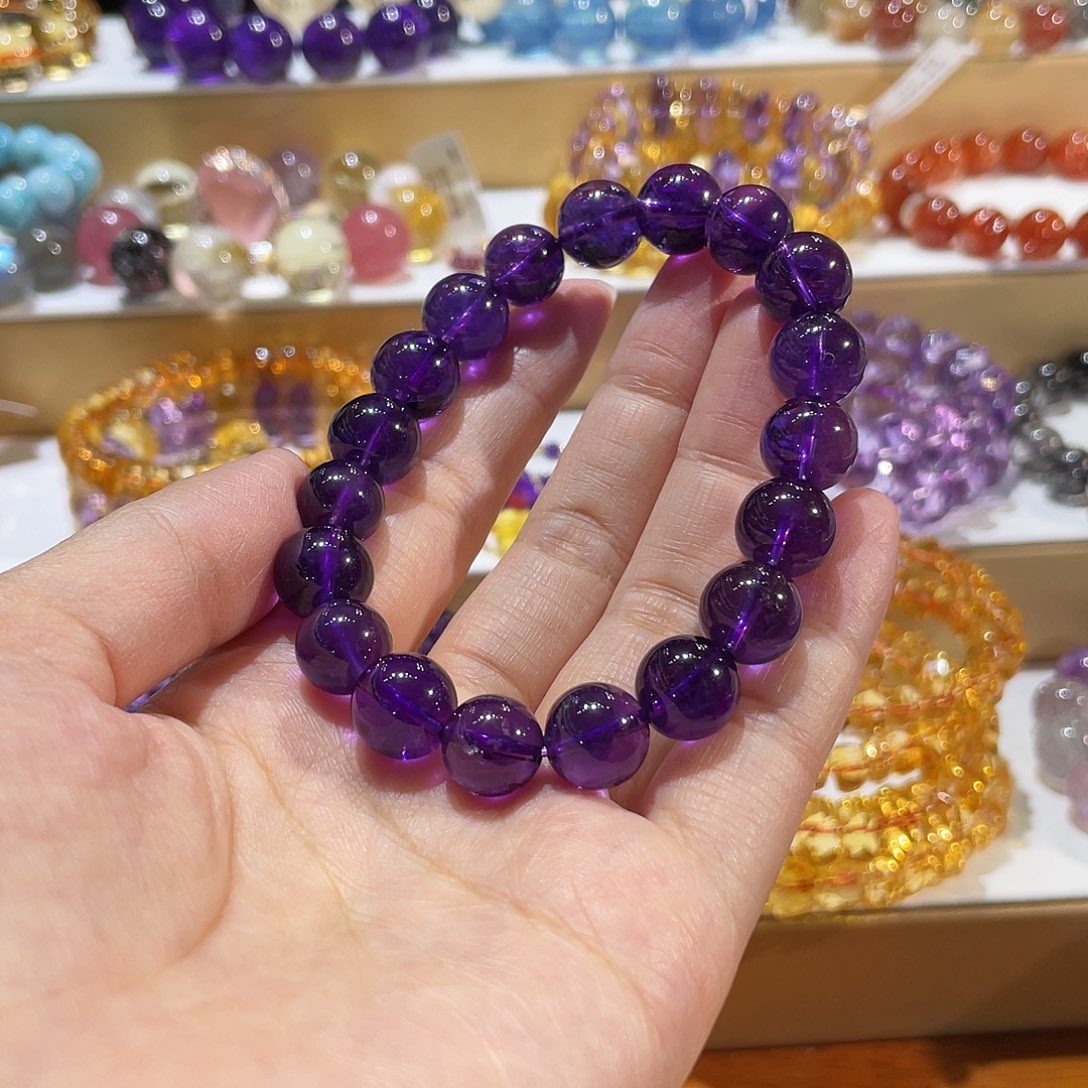 @***姐未镶嵌手链水晶紫水晶