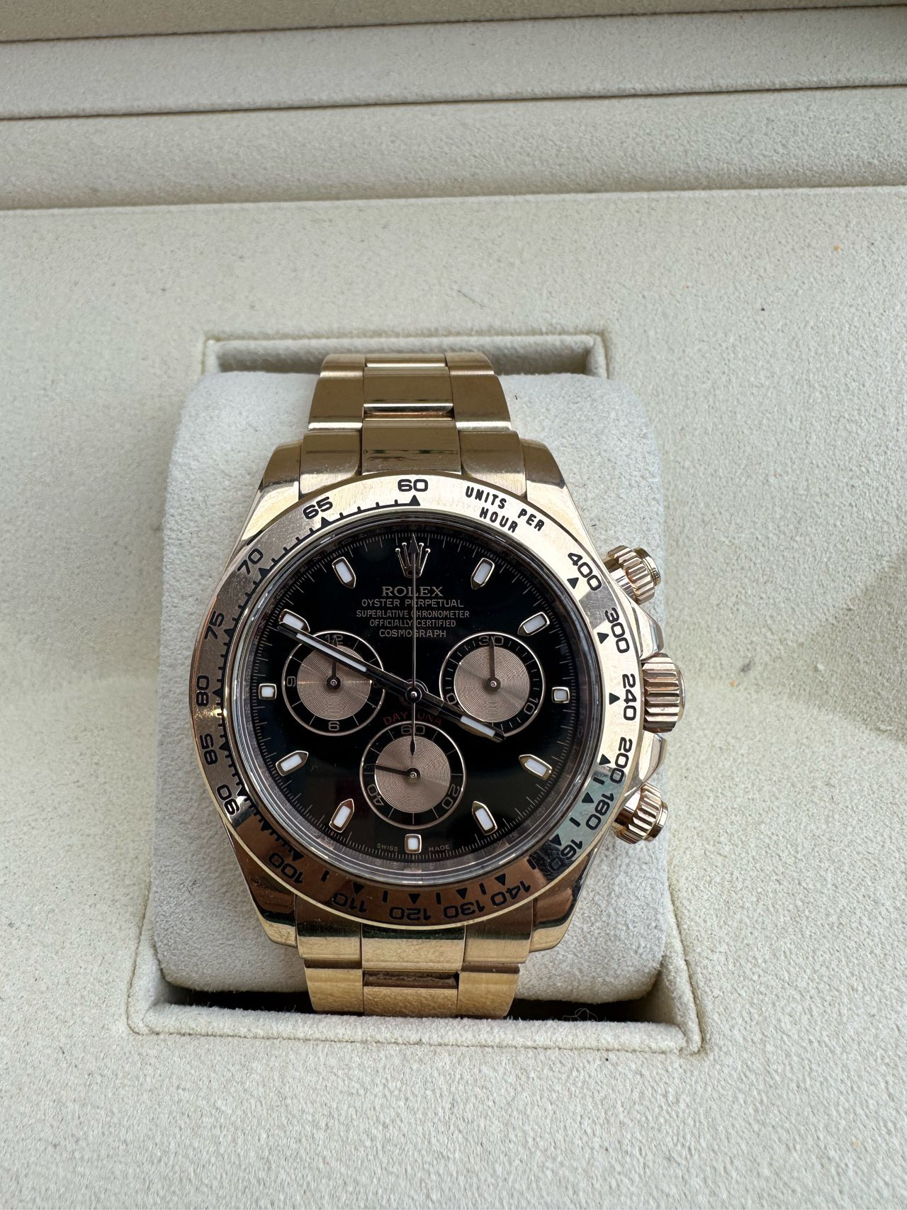 99新 Rolex/劳力士 116505自动机械男表迪通拿系列40mm表径