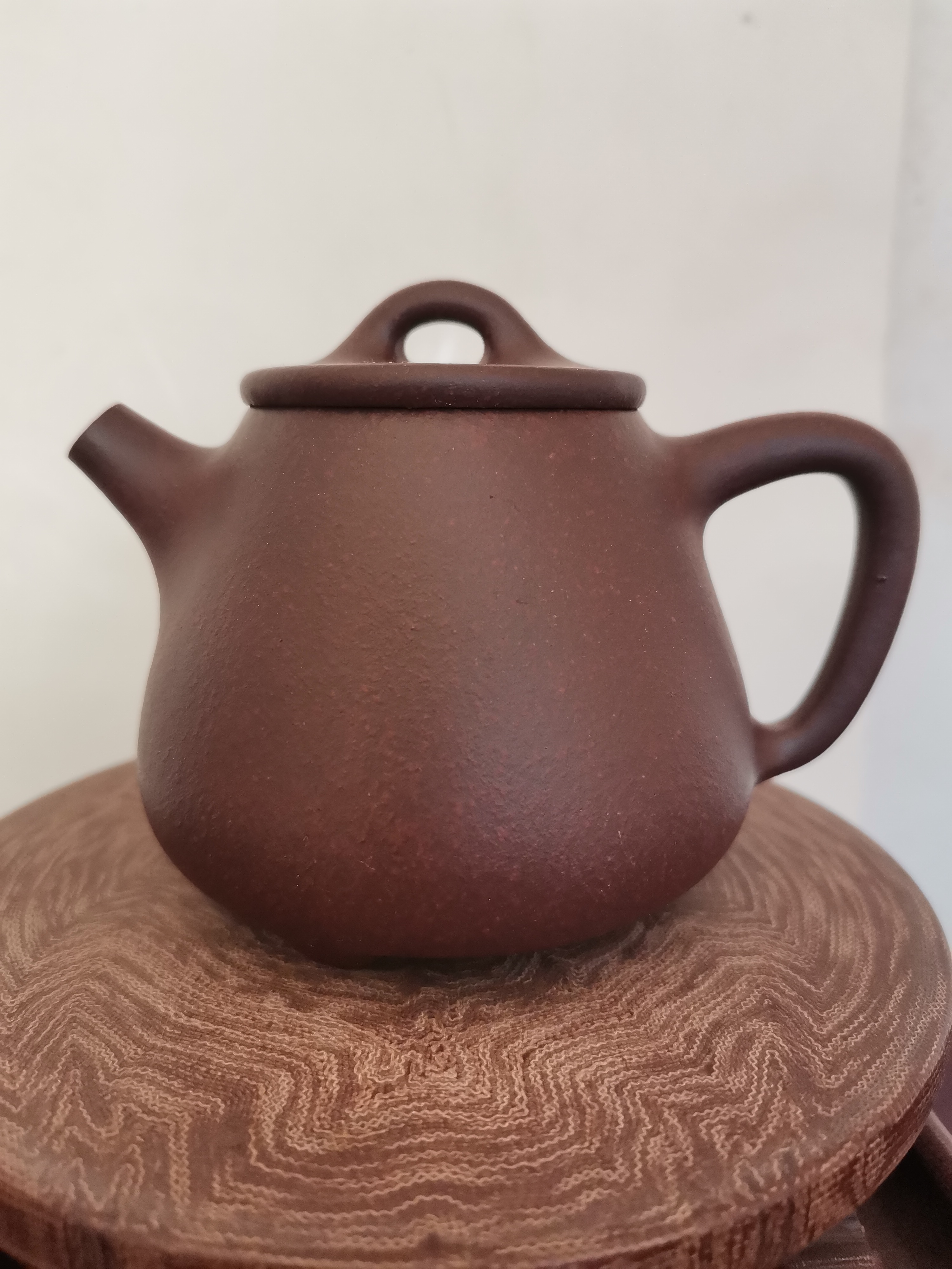 黄龙山原矿家藏三十年老紫泥，全手工高石瓢，特别优惠推荐家用茶壶