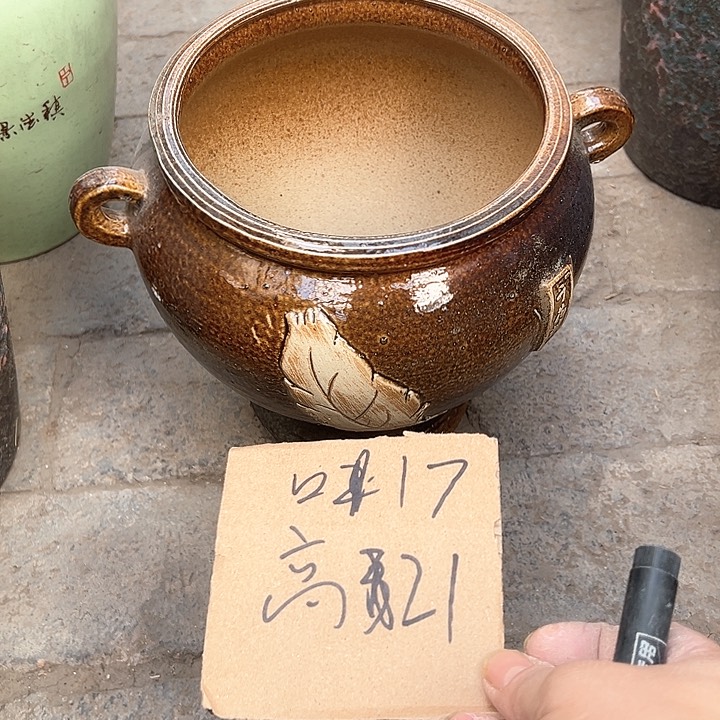 陶瓷景德镇精品花盆栽适合盆栽