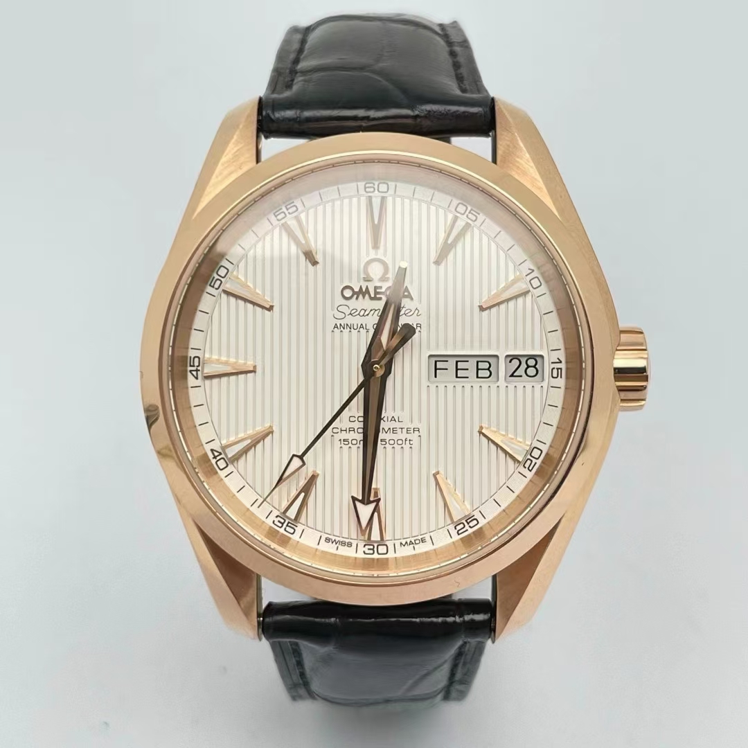 95新 Omega/欧米茄 海马/231.53.39.22.02.001/39表径/18K金/全套