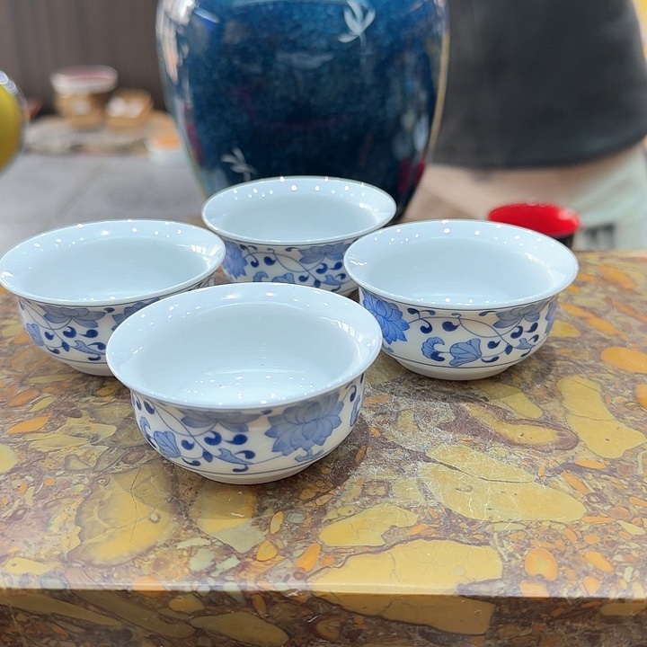 品茗杯四一组。。品茗