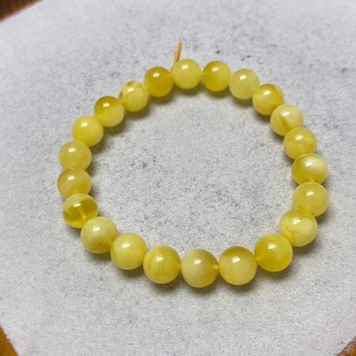 蜜蜡未镶嵌裸石串