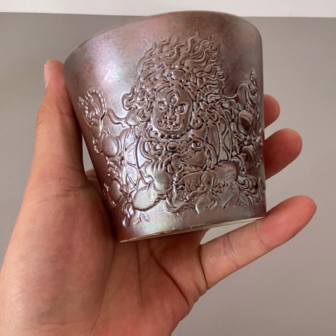 柴烧茶具陶瓷杯子