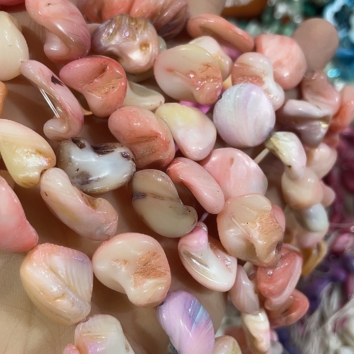 月***浒玛瑙/玉髓合金珠宝半成品7号打包