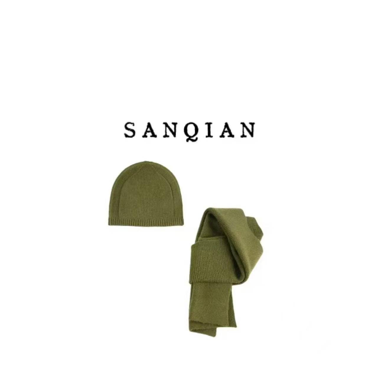 SANQIAN ｜‘美丽诺羊毛‘’时尚保暖围巾+帽子