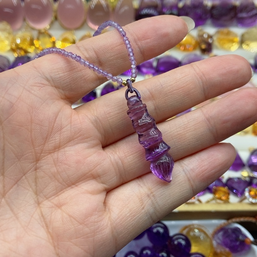 【闪购商品】水晶水晶吊坠未镶嵌