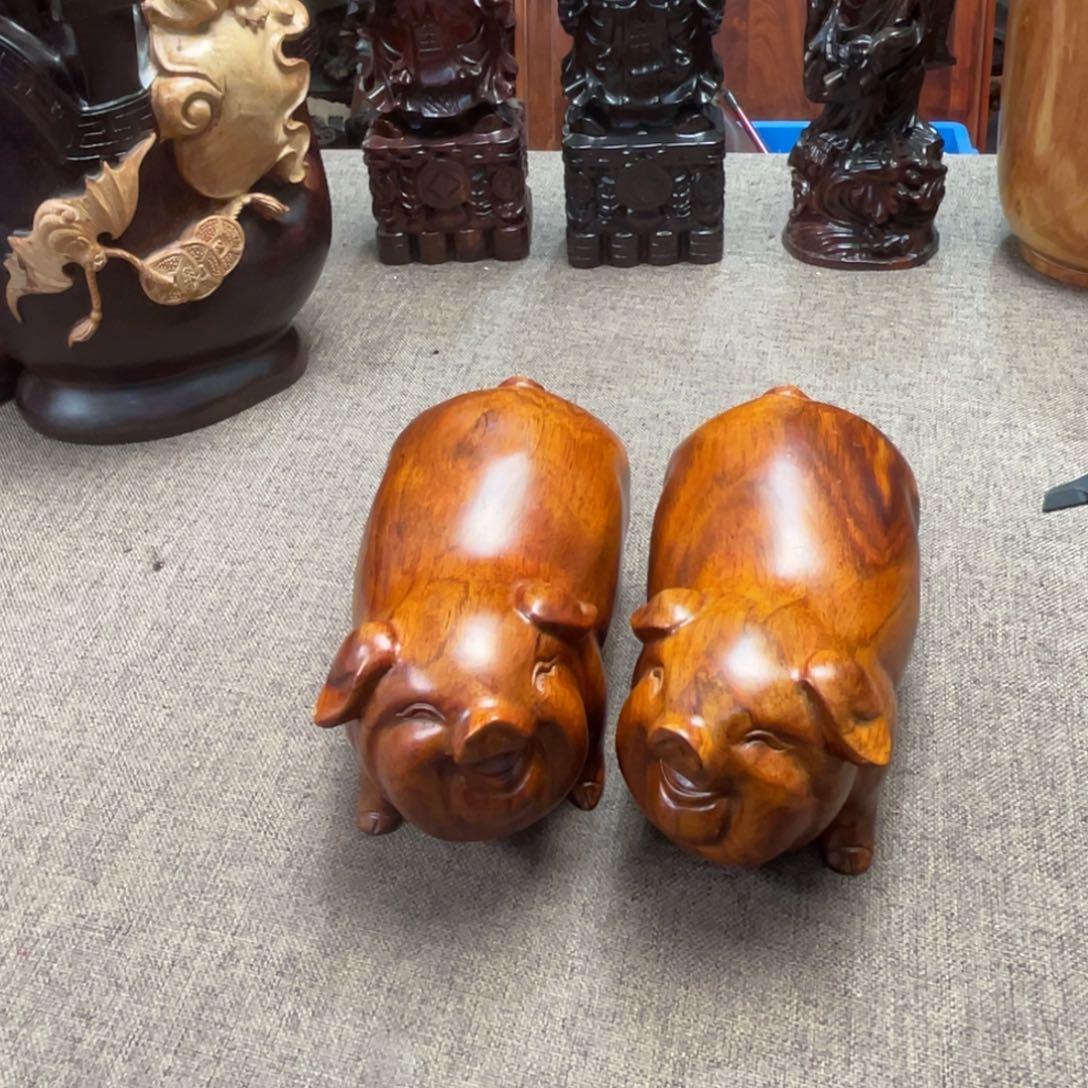 黄花梨/降香黄檀新料福猪