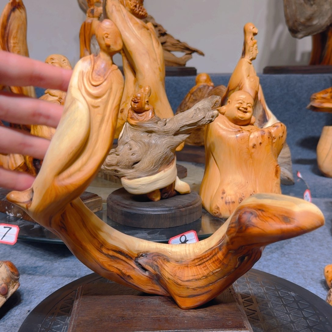 柏木（崖柏）崖柏手把件摆件