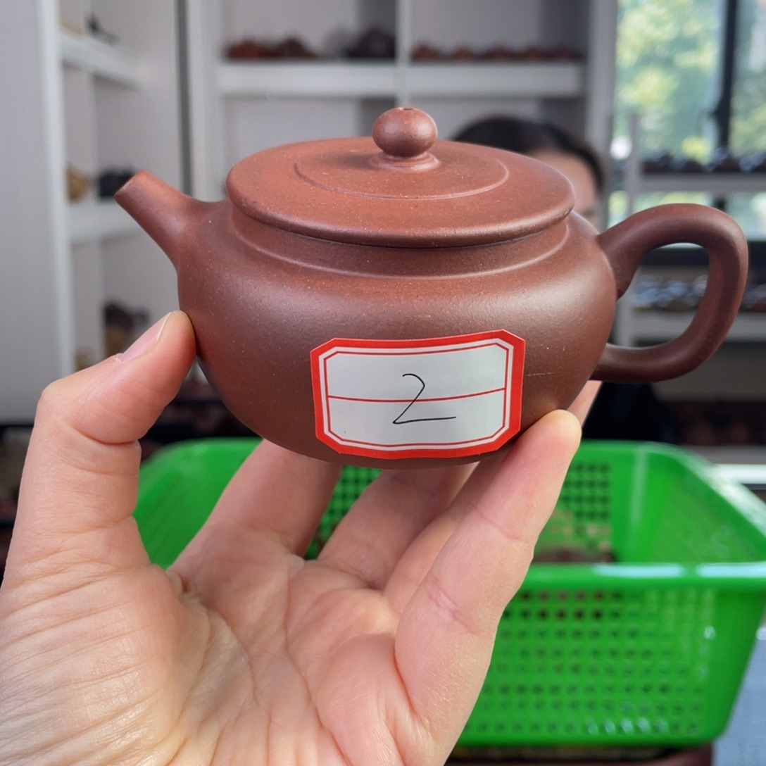 紫砂茶壶微瑕底槽清平盖160cc