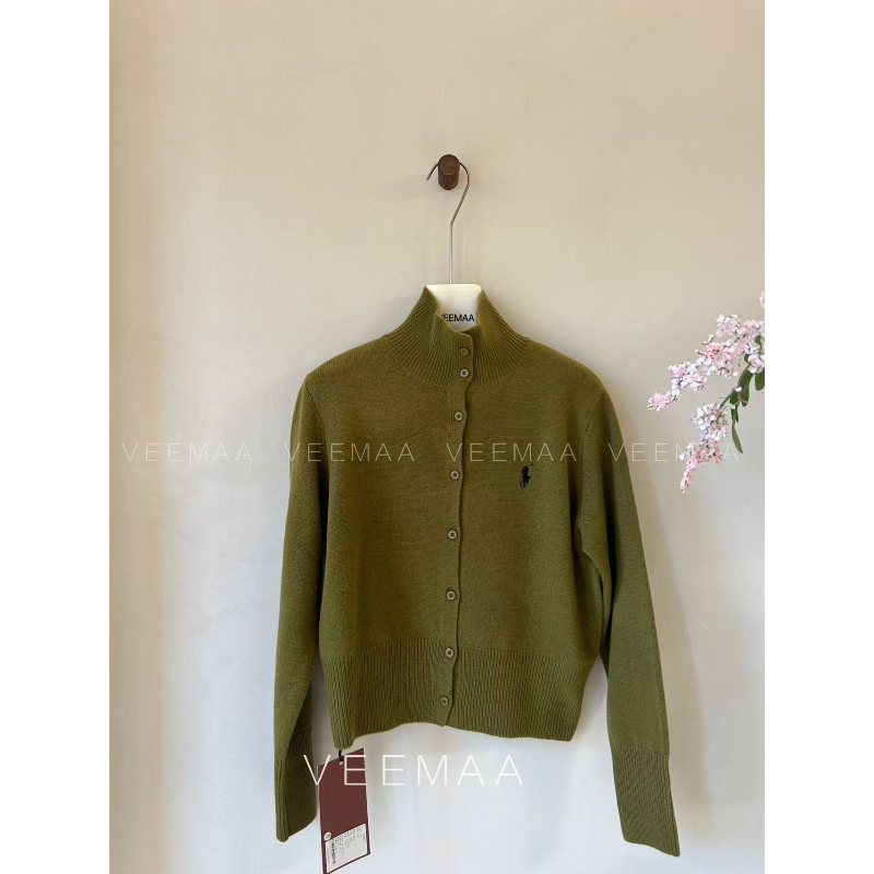 【Veemaa】苔暄  定制款绵羊毛显瘦保暖百搭毛衣 衣长58cm