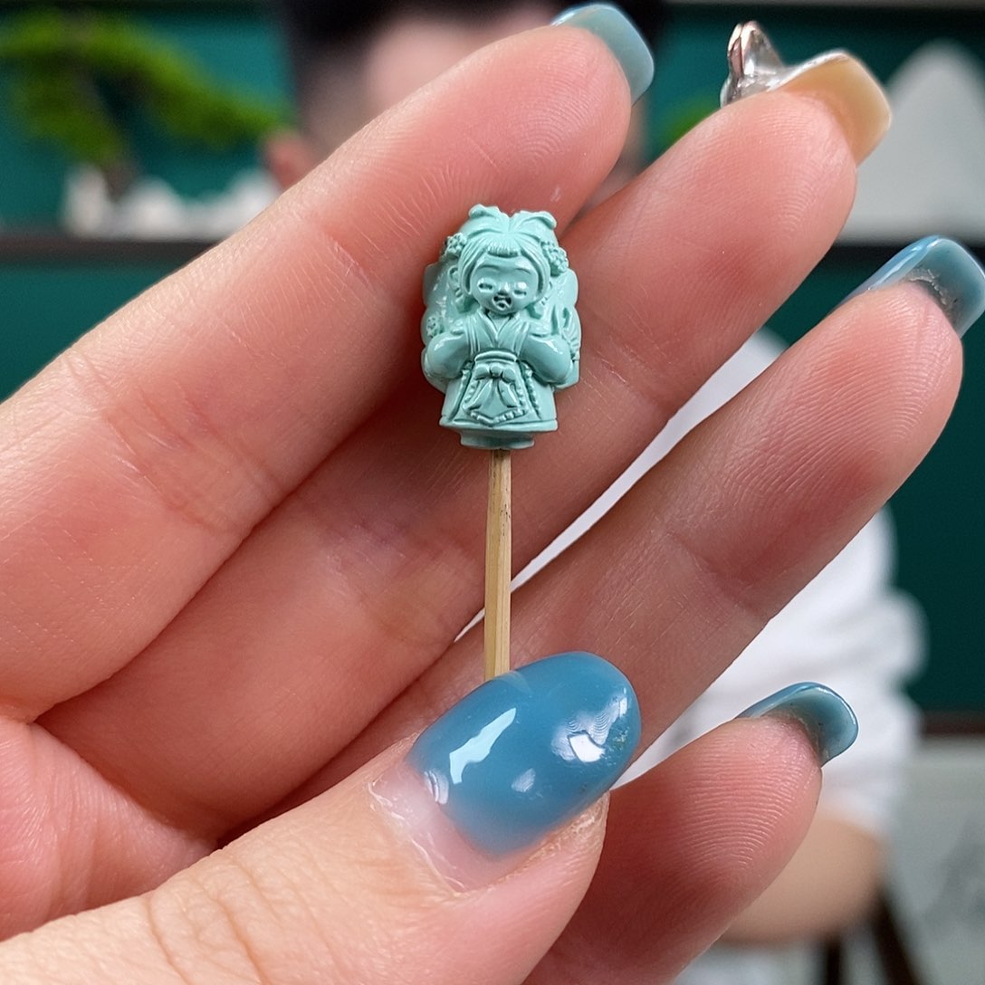 绿松石珠宝奇石未镶嵌