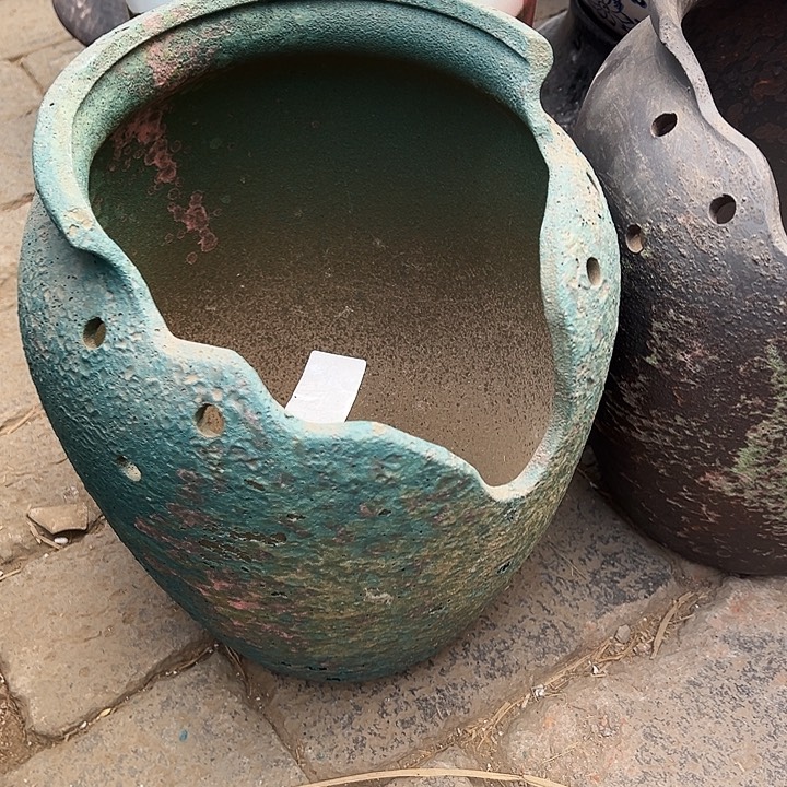 彩***霞景德镇精品花盆栽适合盆瑕疵品
