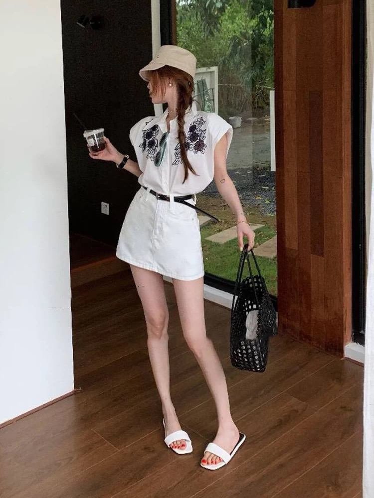 “ 福利款O M/.up ” 高货法式重工刺绣衬衫