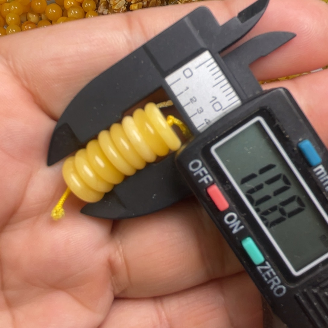 蜜蜡颈饰未镶嵌蜜蜡隔片