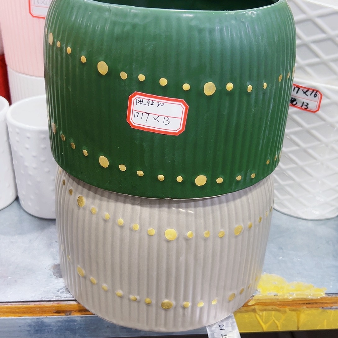 外贸尾单陶瓷花盆凑单10米包邮