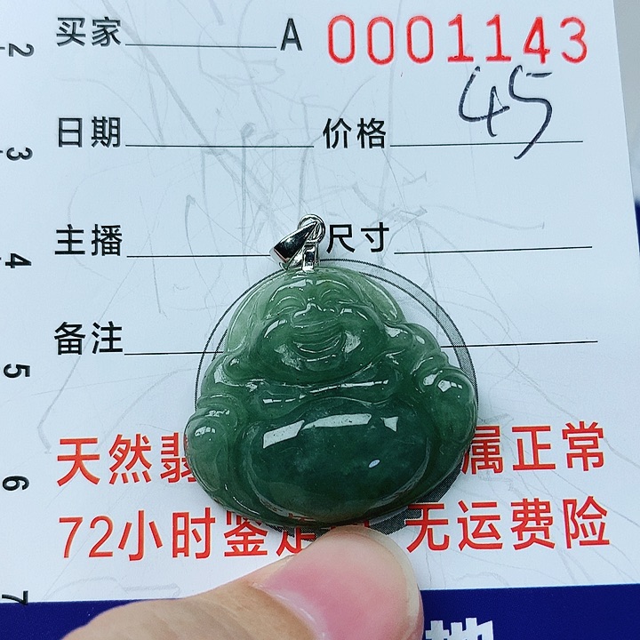 翡翠颈饰银S925镶嵌翡翠