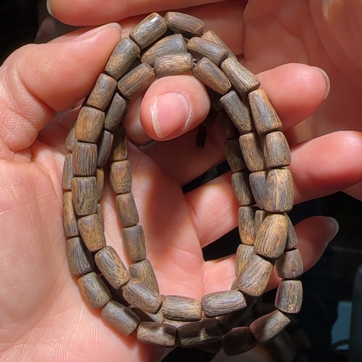 沉香手串张勺子沉水链子23.5克