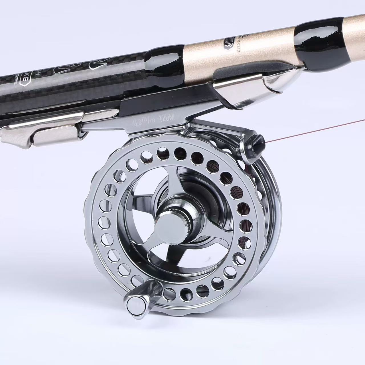 海盛HY前打轮全金属带泄力排线合金钓鱼轮左右互换手拨轮超轻渔轮