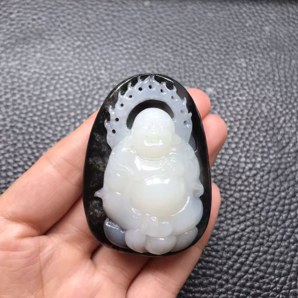 和田玉佛，实物漂亮，