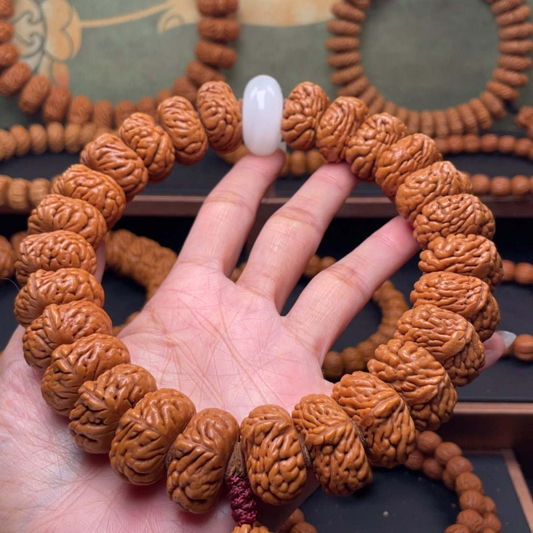 桃核吊坠22麒麟纹