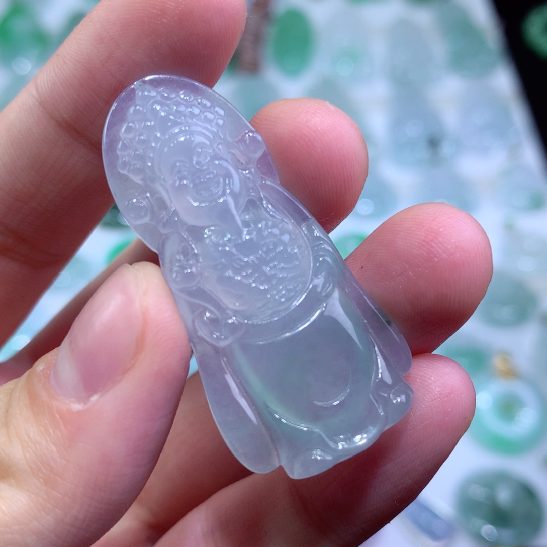 翡翠项链未镶嵌天然翡翠