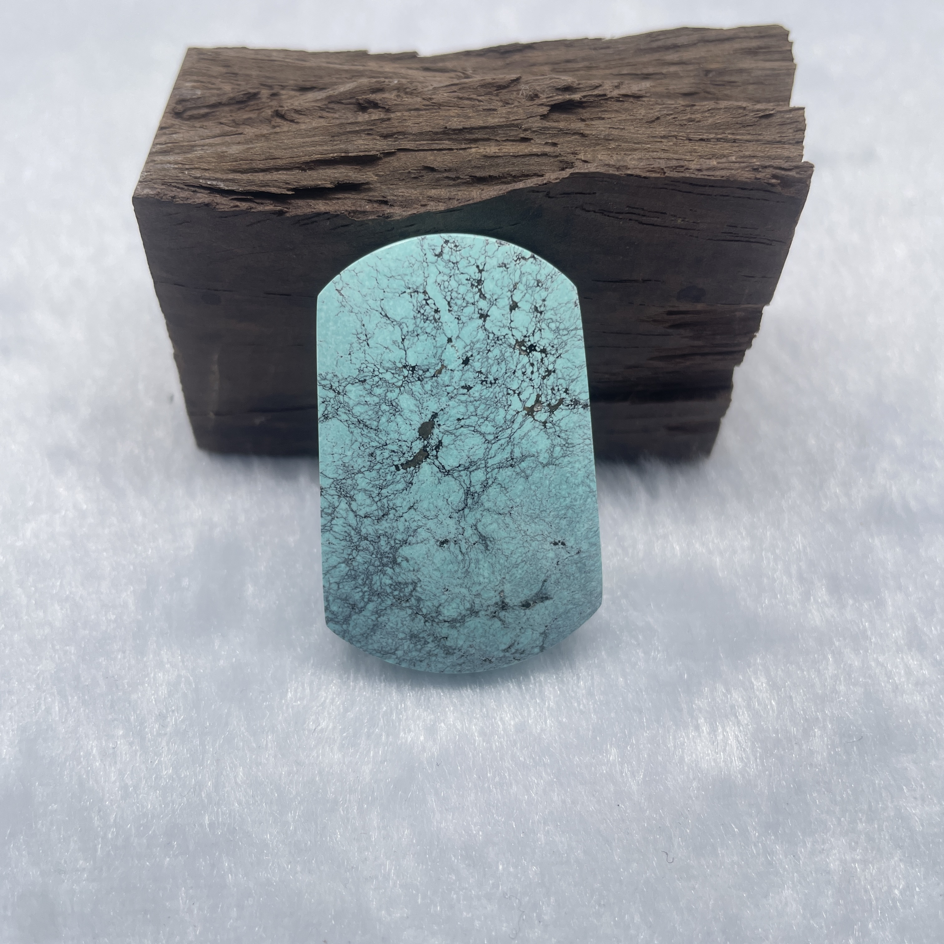 湖北竹山原矿绿松石时尚无事牌ZS0039直销包邮