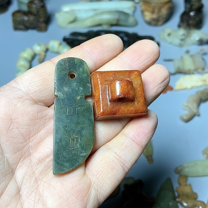 和田玉未镶嵌颈饰254