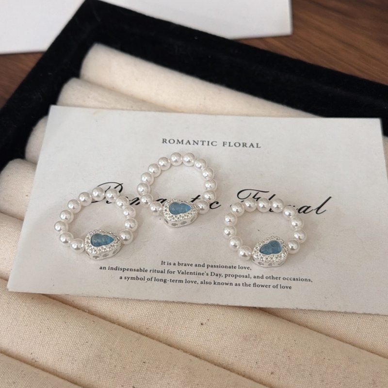 X2858海蓝宝戒指高端轻奢多样性发一