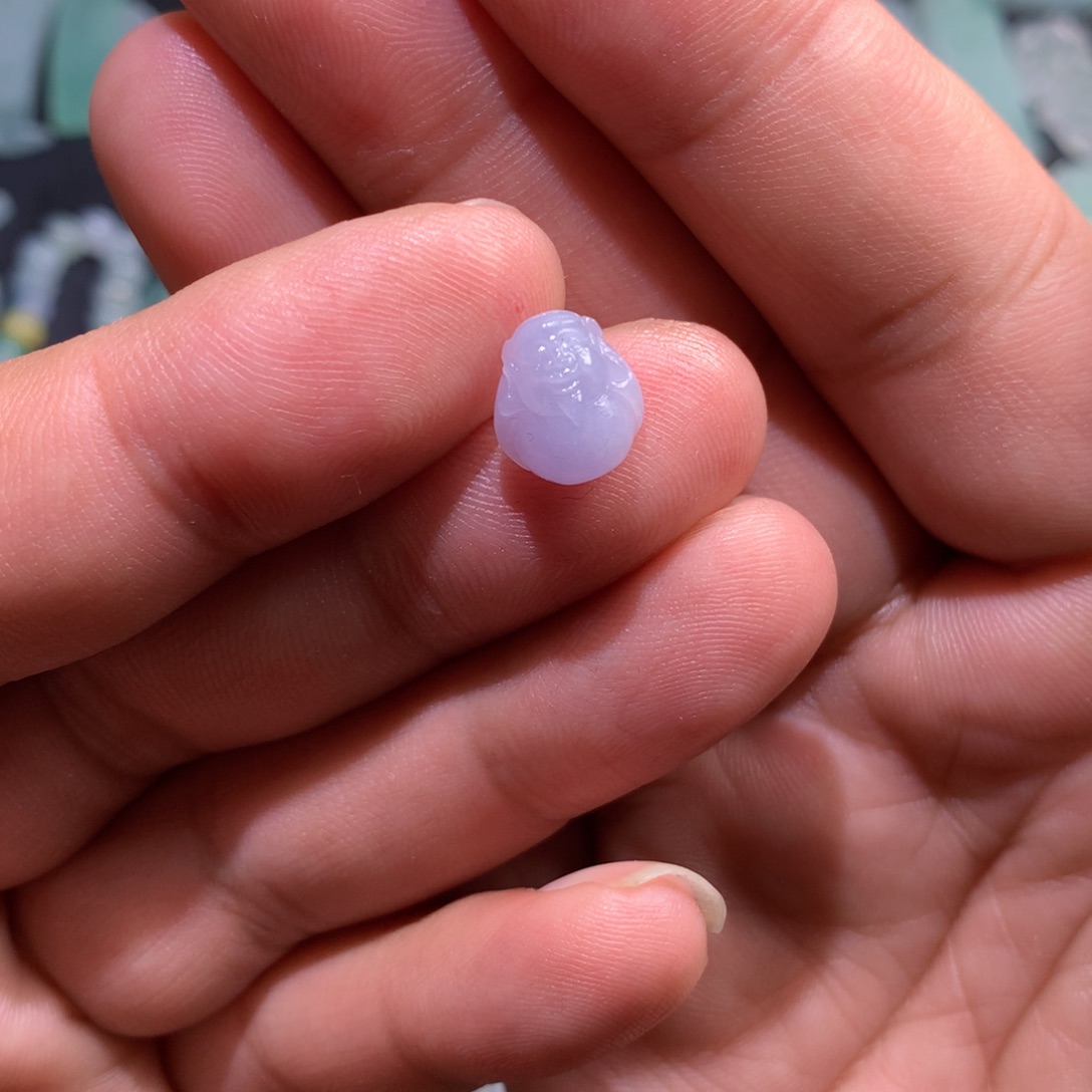 未镶嵌定制翡翠财神