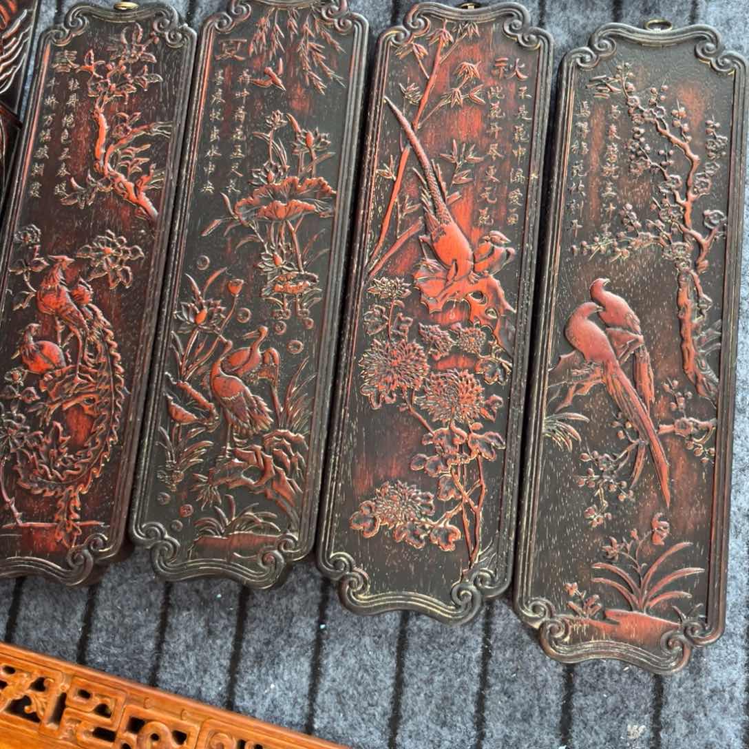 木非洲紫檀木雕牌匾挂匾