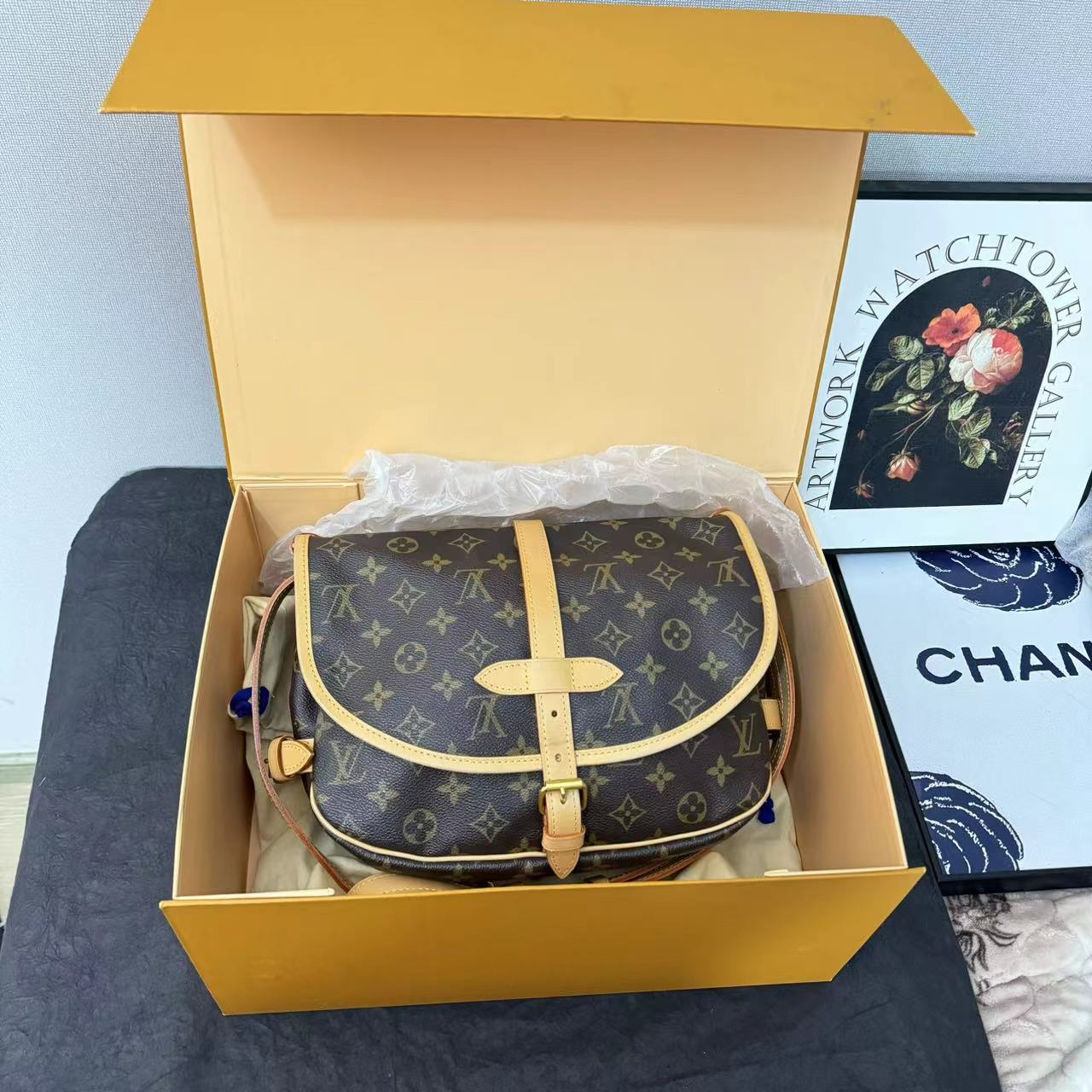 95新 LouisVuitton/路易威登 古登中古/lv小双子星/斜跨包/单肩包