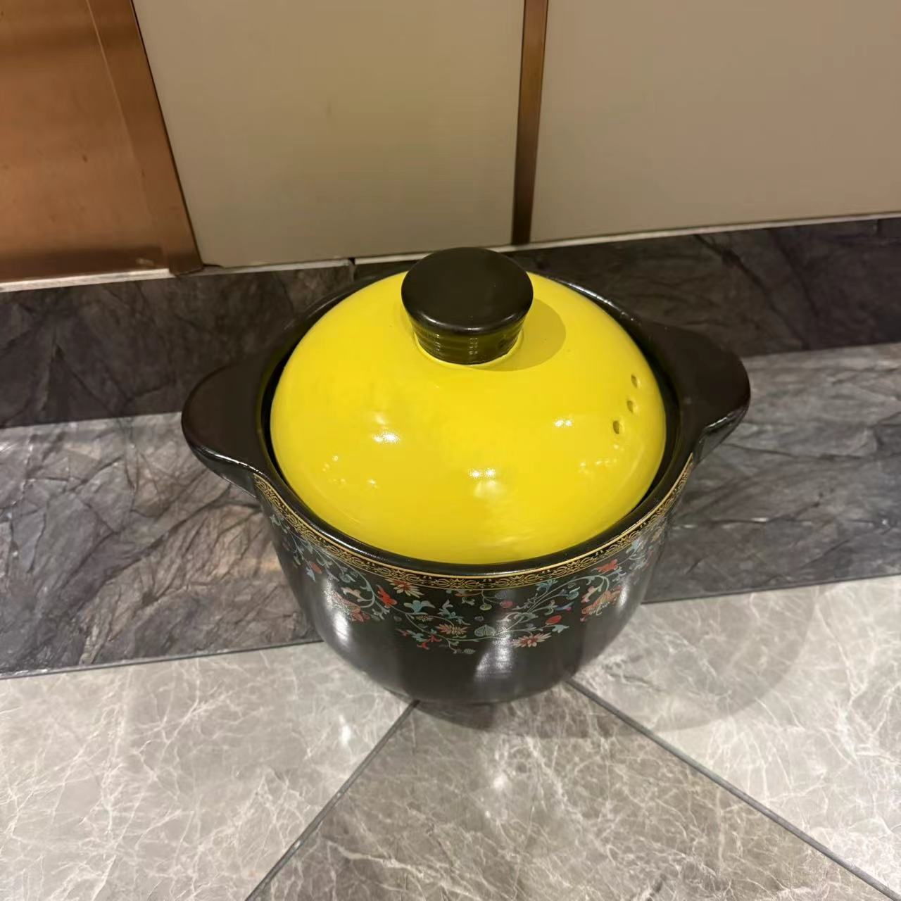 d砂锅浅口家用耐高温老式平底商用煲汤明火宽口火锅汤锅