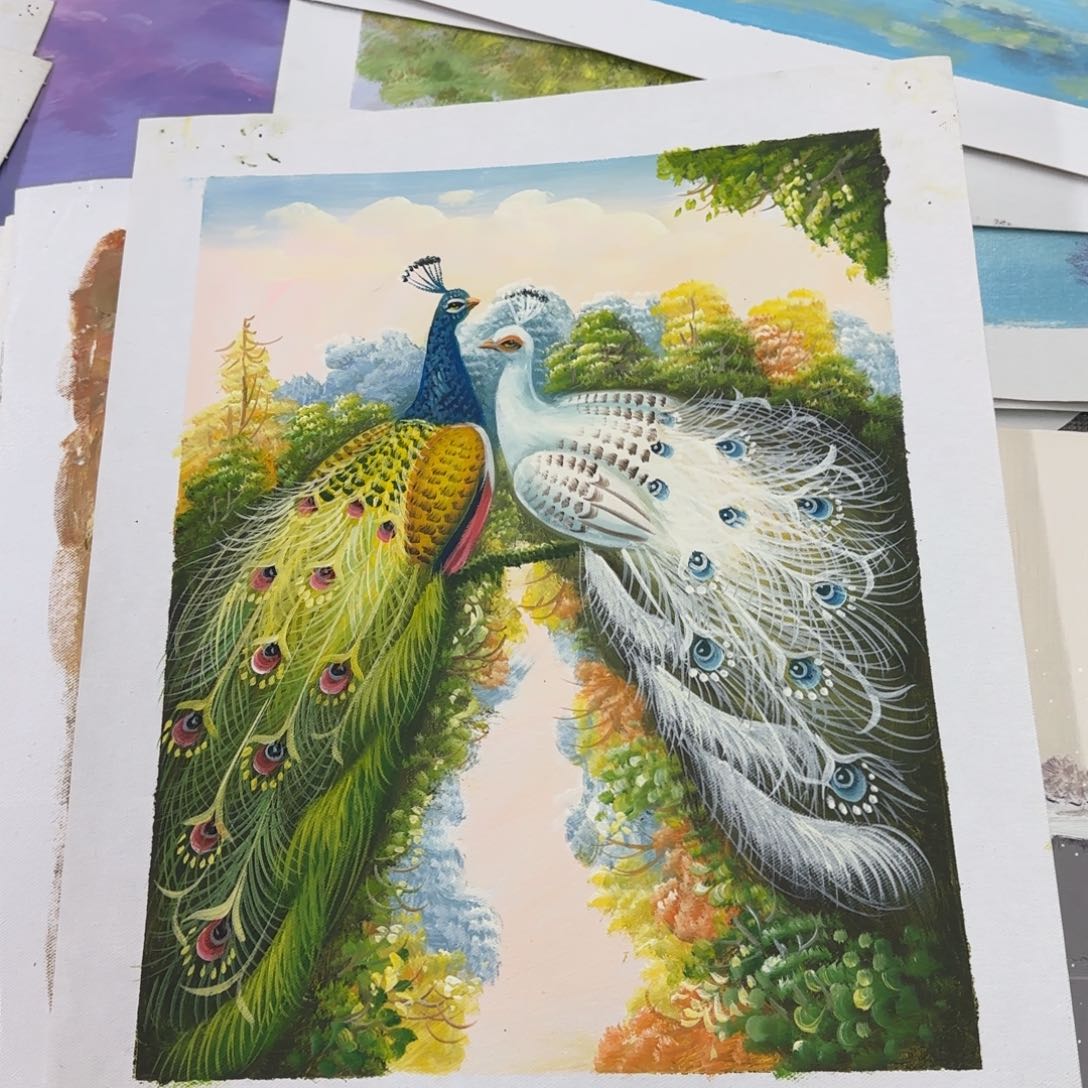 油画优惠活动的时候