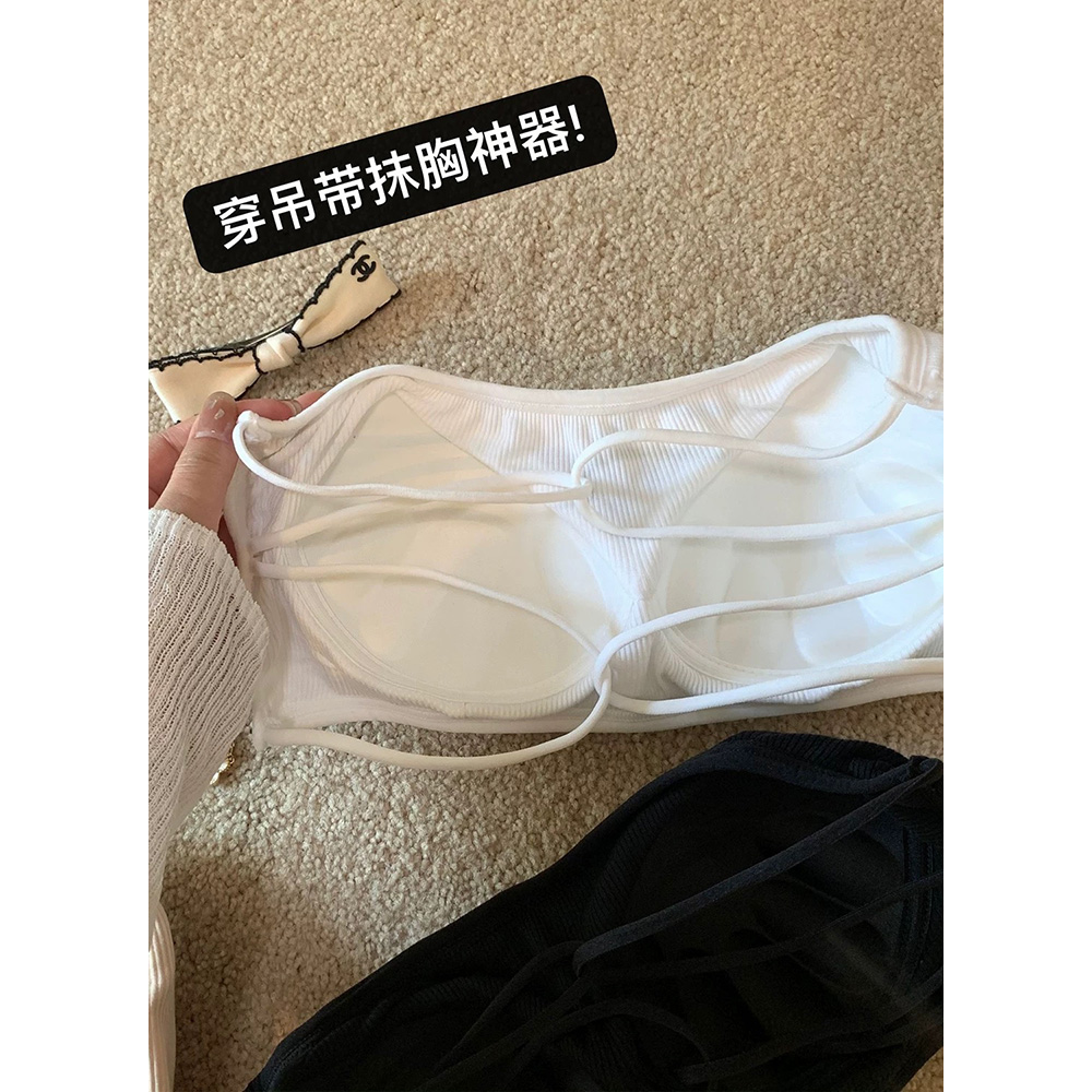 【Ula尤拉专属】无肩带聚拢内衣女薄款夏季裹胸防走光美背文胸